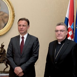 Kardinal Bozanić susreo se s predsjednikom Hrvatskoga sabora Gordanom Jandrokovićem